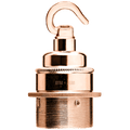 COPPER HOOKED E27 METAL BULB HOLDER - DYKE & DEAN