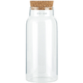 CORK GLASS STORAGE JAR 330ML - DYKE & DEAN