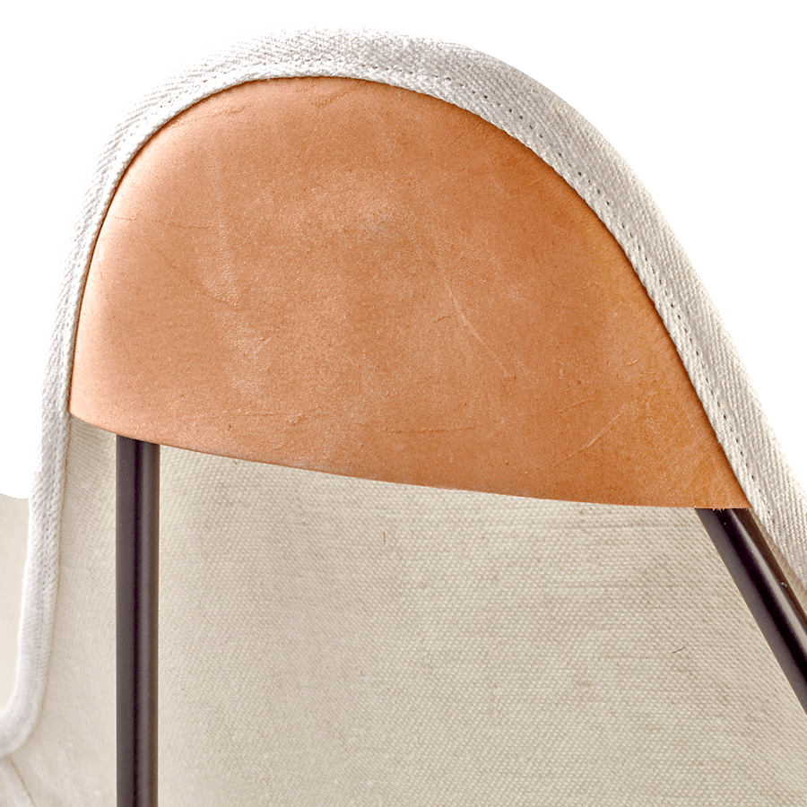 CUERO BUTTERFLY CHAIR NATURAL CANVAS - DYKE & DEAN