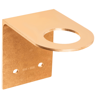 D&D SOAP PUMP WALL BRACKET OCHRE BRASS - DYKE & DEAN