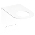 D&D SOAP PUMP WALL BRACKET WHITE - DYKE & DEAN