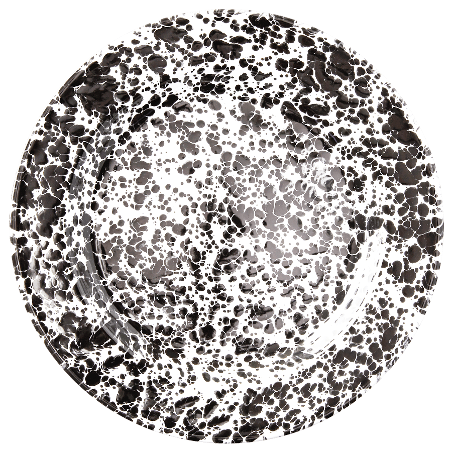 DINNER PLATE BLACK MARBLE - DYKE & DEAN