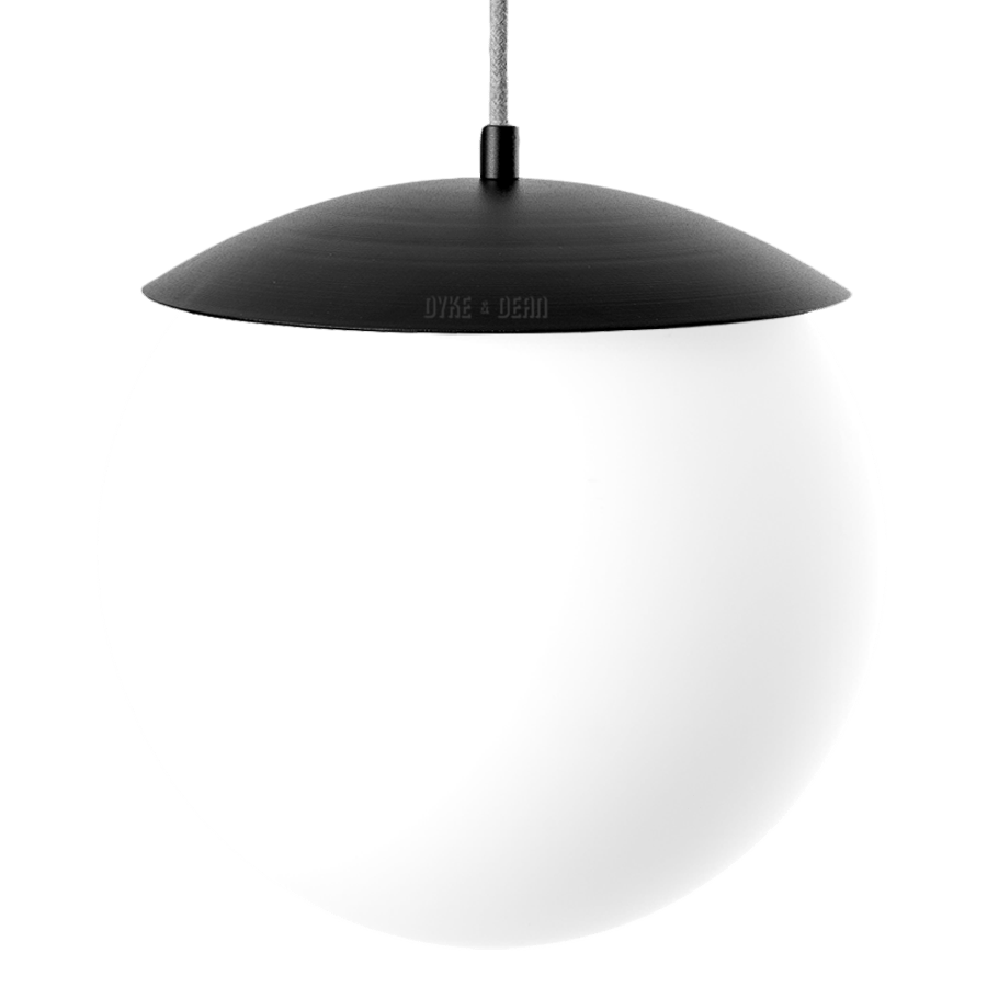 DISC GLOBE OPAL PENDANT 300mm - DYKE & DEAN