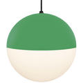 DOME CAPPED OPAL GLOBE PENDANT BESPOKE COLOUR 400MM - DYKE & DEAN