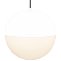 DOME CAPPED OPAL GLOBE PENDANT WHITE 400MM - DYKE & DEAN