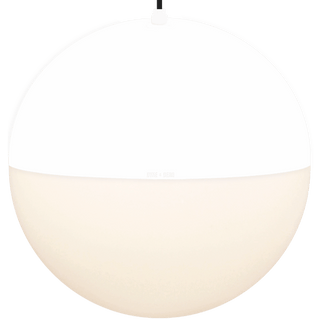 DOME CAPPED OPAL GLOBE PENDANT WHITE 600MM - DYKE & DEAN