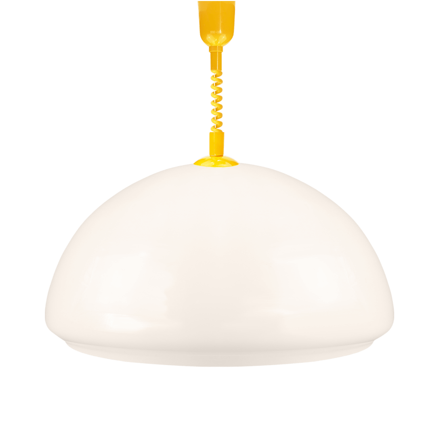 DOME OPALINE RETRACTABLE CORD LIGHT LARGE - DYKE & DEAN