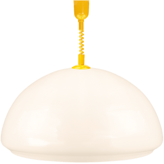 DOME OPALINE RETRACTABLE CORD LIGHT LARGE - DYKE & DEAN