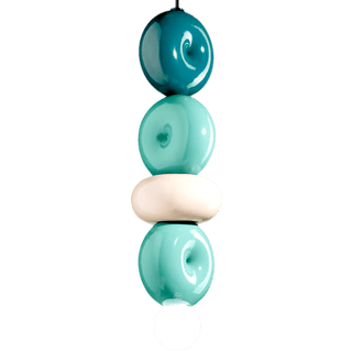 DONUT CERAMIC LARGE STACKED PENDANT LAMP - DYKE & DEAN