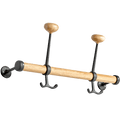 DOUBLE COAT WALL RACK - DYKE & DEAN
