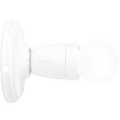 DYKE & DEAN FIXED WHITE CERAMIC CEILING LIGHT - DYKE & DEAN