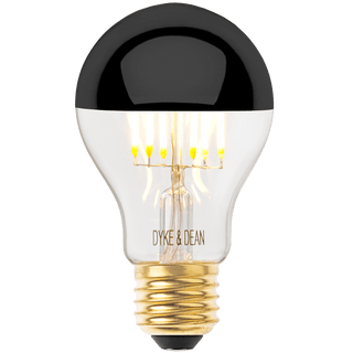 DYKE & DEAN LED BLACK CAP STANDARD E27 BULB - DYKE & DEAN