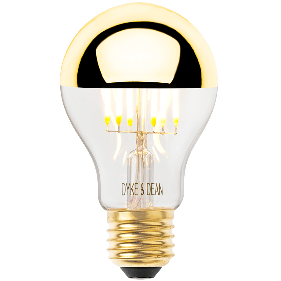 DYKE & DEAN LED GOLD CAP STANDARD E27 BULB - DYKE & DEAN