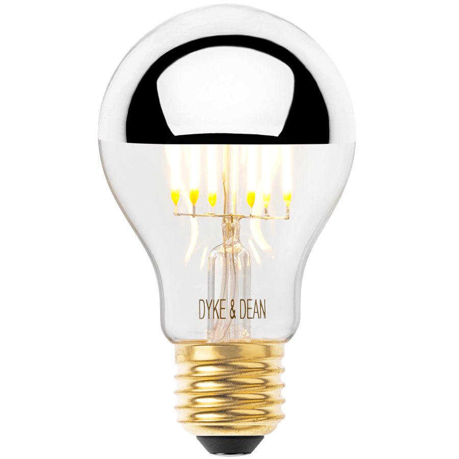 DYKE & DEAN LED SILVER CAP STANDARD E27 BULB - DYKE & DEAN