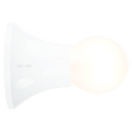 E27 WHITE WALL LAMP HOLDER - DYKE & DEAN