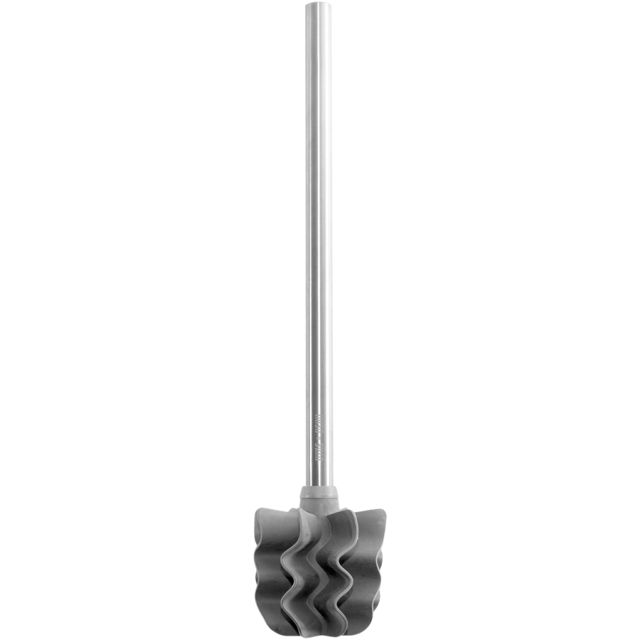 ENAMEL TOILET BRUSH HOLDER SET BLACK - DYKE & DEAN