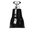 FIXED SMALL BLACK ENAMEL SHADE - DYKE & DEAN
