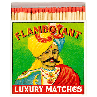 FLAMBOYANT LUXURY SAFETY MATCHES - DYKE & DEAN