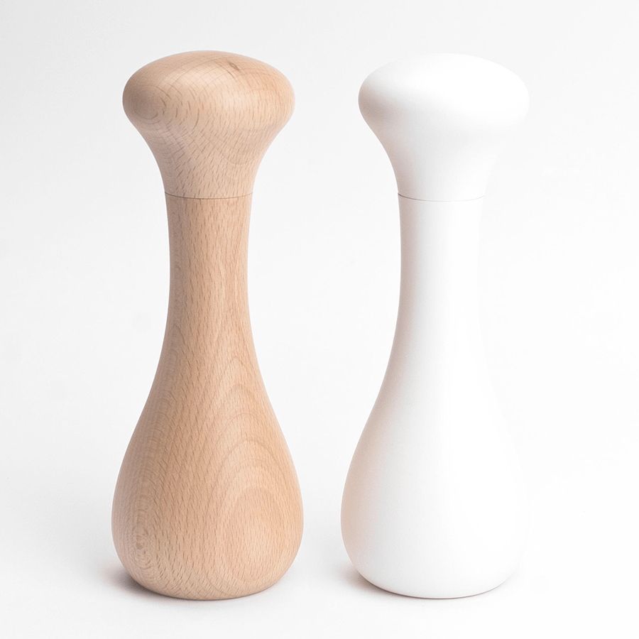 FLO SALT & PEPPER GRINDER WHITE - DYKE & DEAN