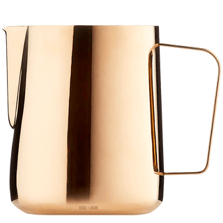 GOLD COFFEE MILK FROTHING JUG & PITCHER 600ML - DYKE & DEAN