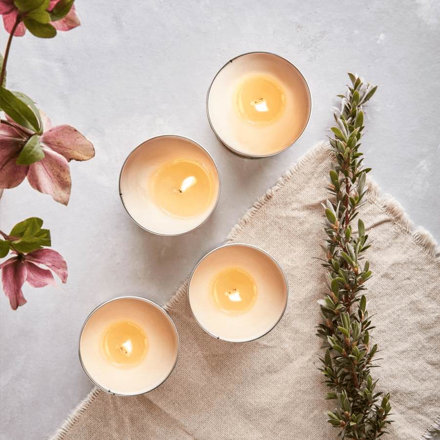 GRAPEFRUIT & LIME TEALIGHT CANDLES - DYKE & DEAN