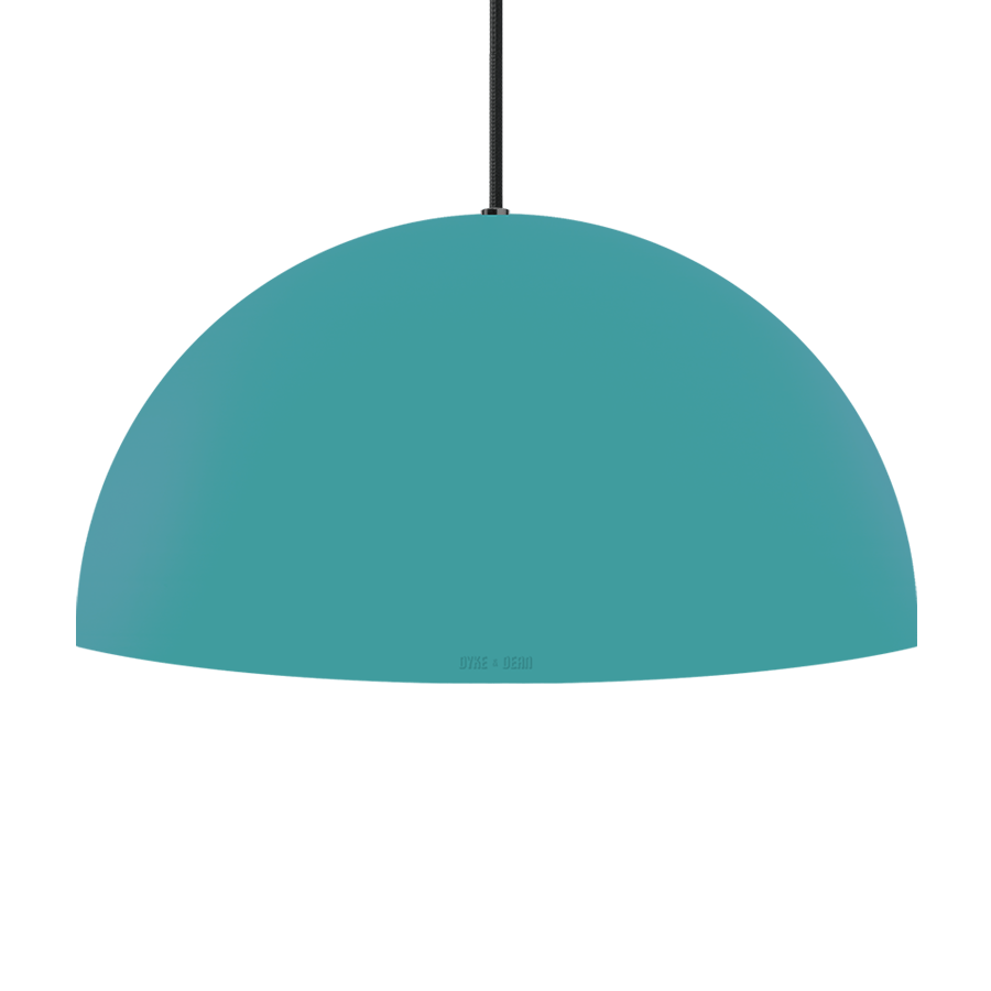 HEMISPHERE DOME PENDANT LIGHT BESPOKE COLOUR 400MM - DYKE & DEAN