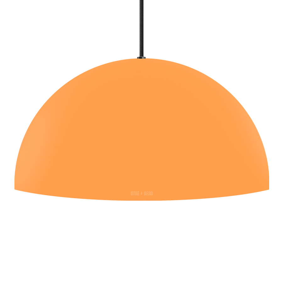 HEMISPHERE DOME PENDANT LIGHT BESPOKE COLOUR 500MM - DYKE & DEAN