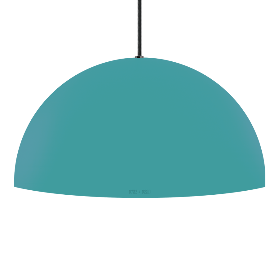 HEMISPHERE DOME PENDANT LIGHT BESPOKE COLOUR 500MM - DYKE & DEAN