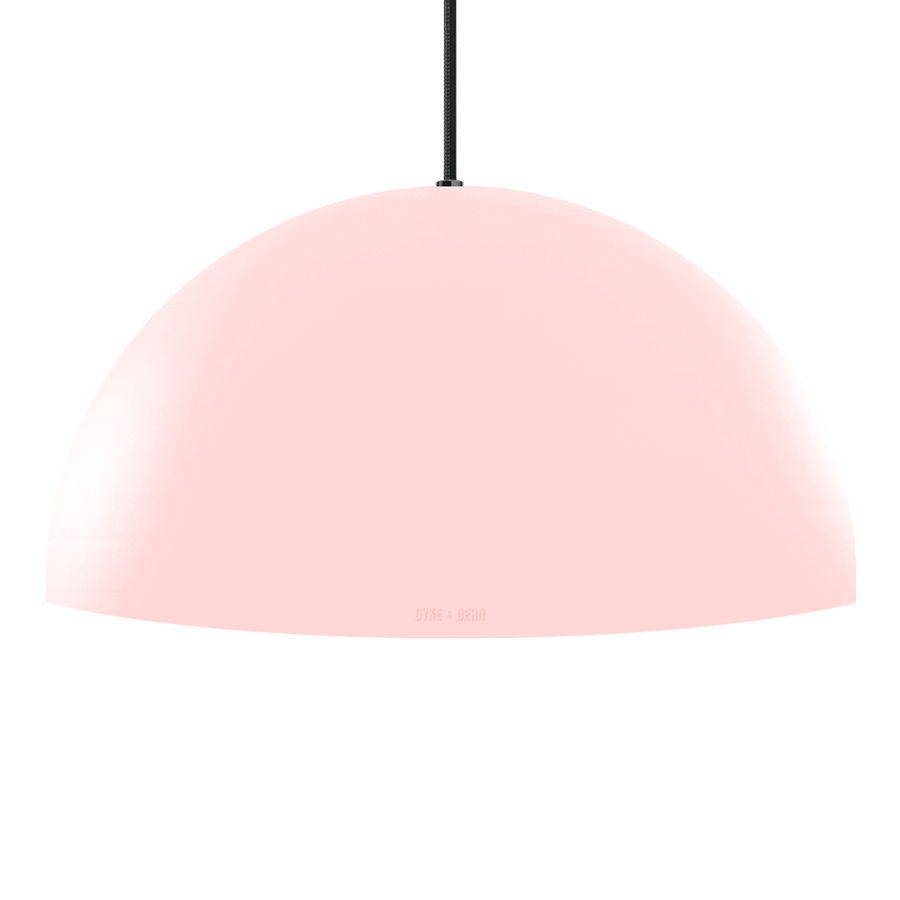 HEMISPHERE DOME PENDANT LIGHT BESPOKE COLOUR 500MM - DYKE & DEAN