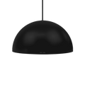 HEMISPHERE DOME PENDANT LIGHT BLACK 200MM - DYKE & DEAN
