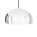 HEMISPHERE DOME PENDANT LIGHT CHROME 300MM - DYKE & DEAN