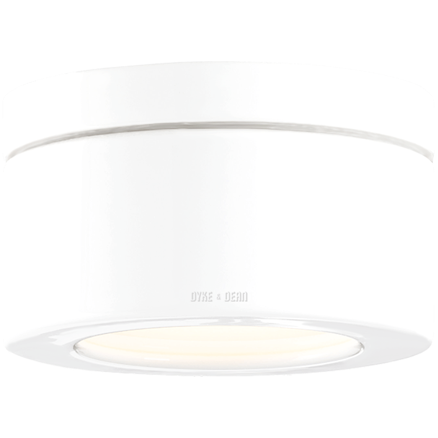 IFO ELECTRIC PORCELAIN SPOT LIGHT WHITE IP44 - DYKE & DEAN