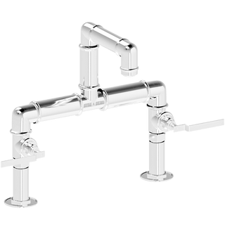 INDUSTRIAL BRIDGE MOUNTED LEVER TAPS - DYKE & DEAN