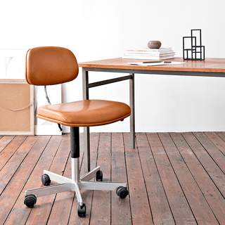 KEVI 2534U OFFICE CHAIR BARNWOOD LEATHER - DYKE & DEAN