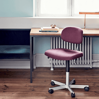 KEVI 2534U OFFICE CHAIR BLACK LEATHER - DYKE & DEAN