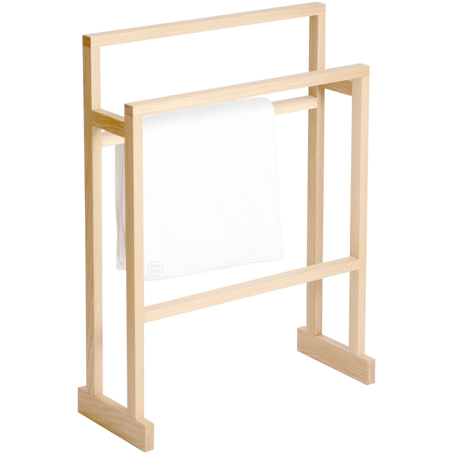 LARGE TOWEL RAIL MEZZA NATURAL OAK - DYKE & DEAN