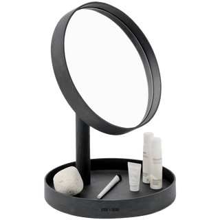 LOOK MAGNIFY MIRROR DARK OAK - DYKE & DEAN