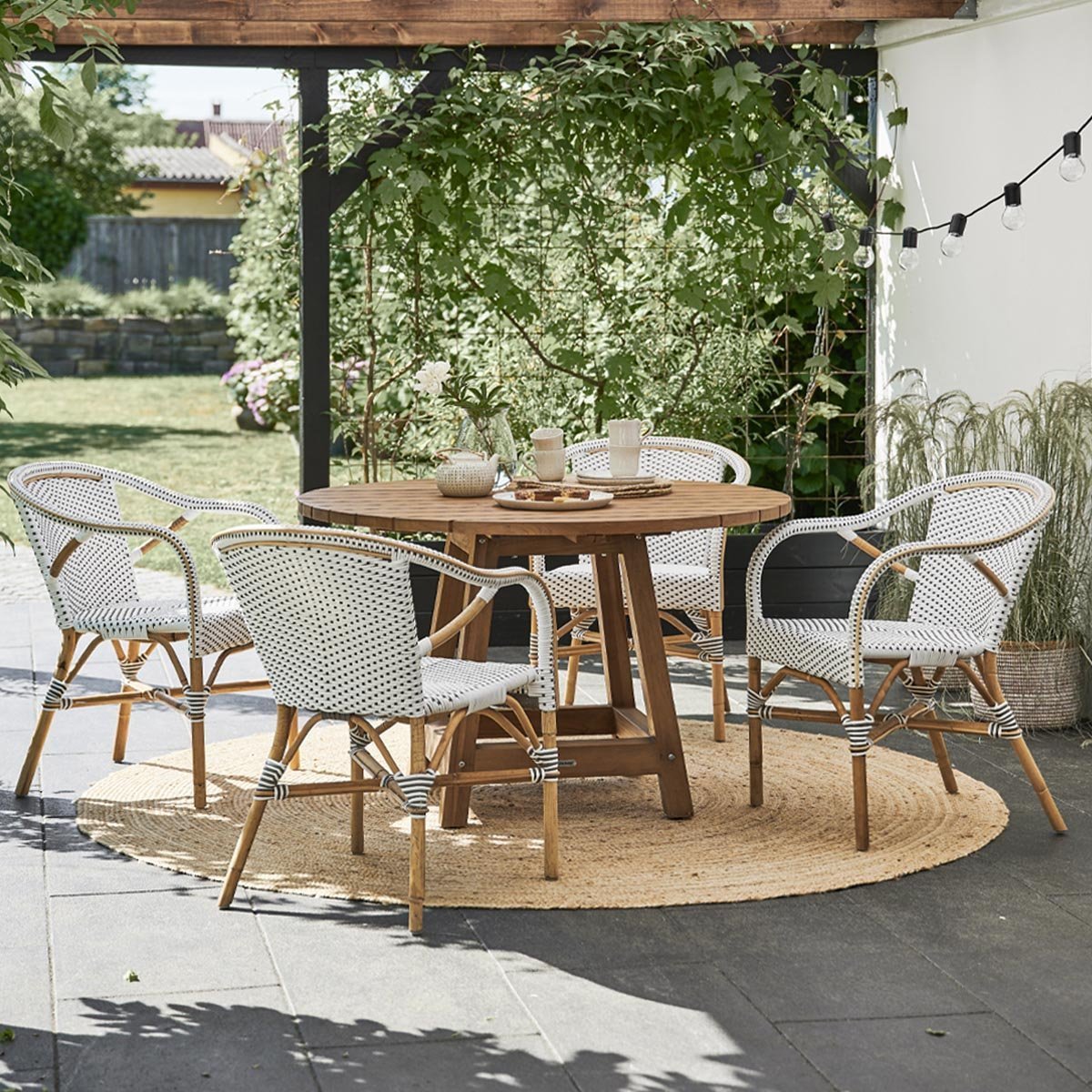 MADELEINE DINING CHAIR RATTAN - DYKE & DEAN