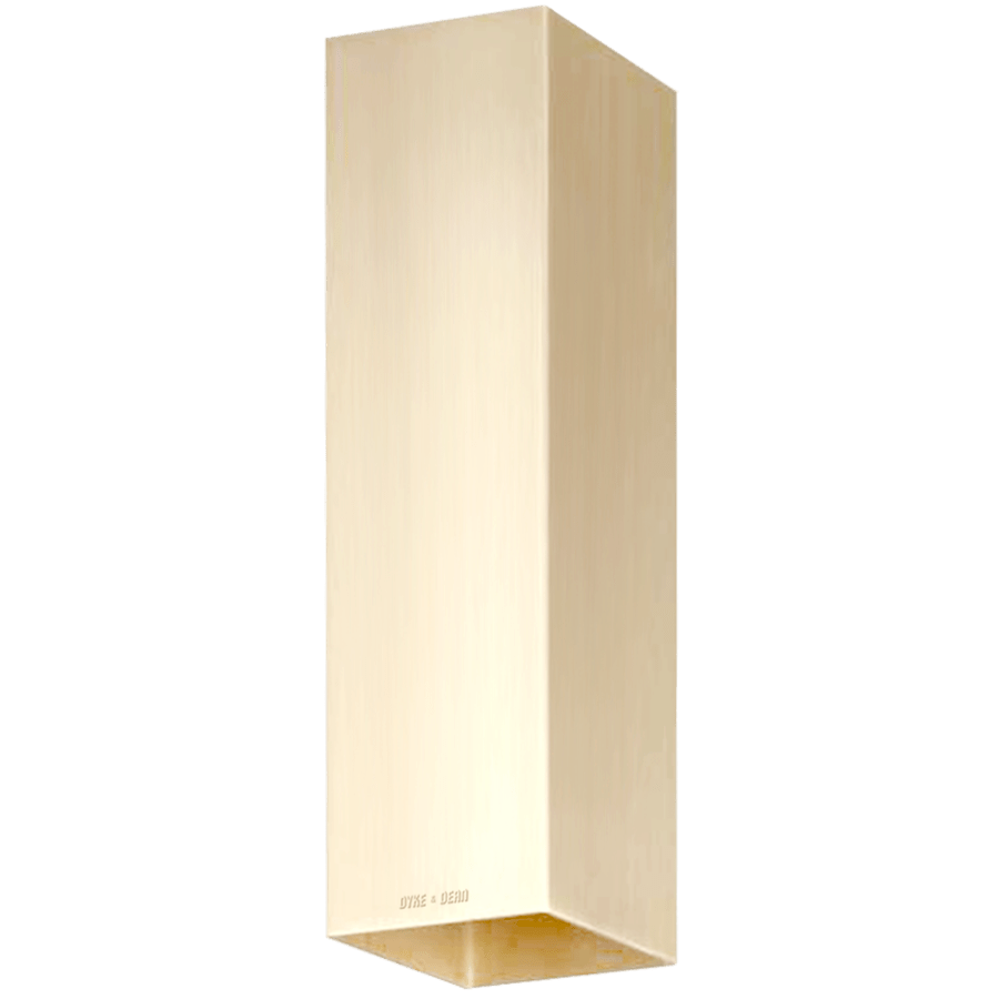 METAL SQUARE BATON CEILING LIGHT BRASS - DYKE & DEAN