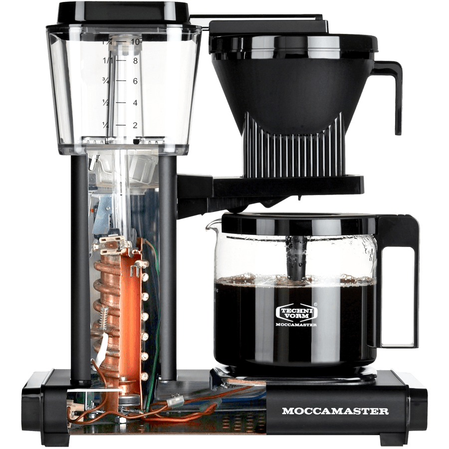 MOCCAMASTER COFFEE BREWER BLOOD ORANGE - DYKE & DEAN