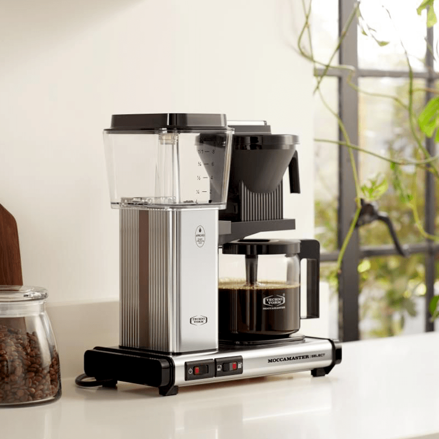 MOCCAMASTER COFFEE BREWER CHROME - DYKE & DEAN