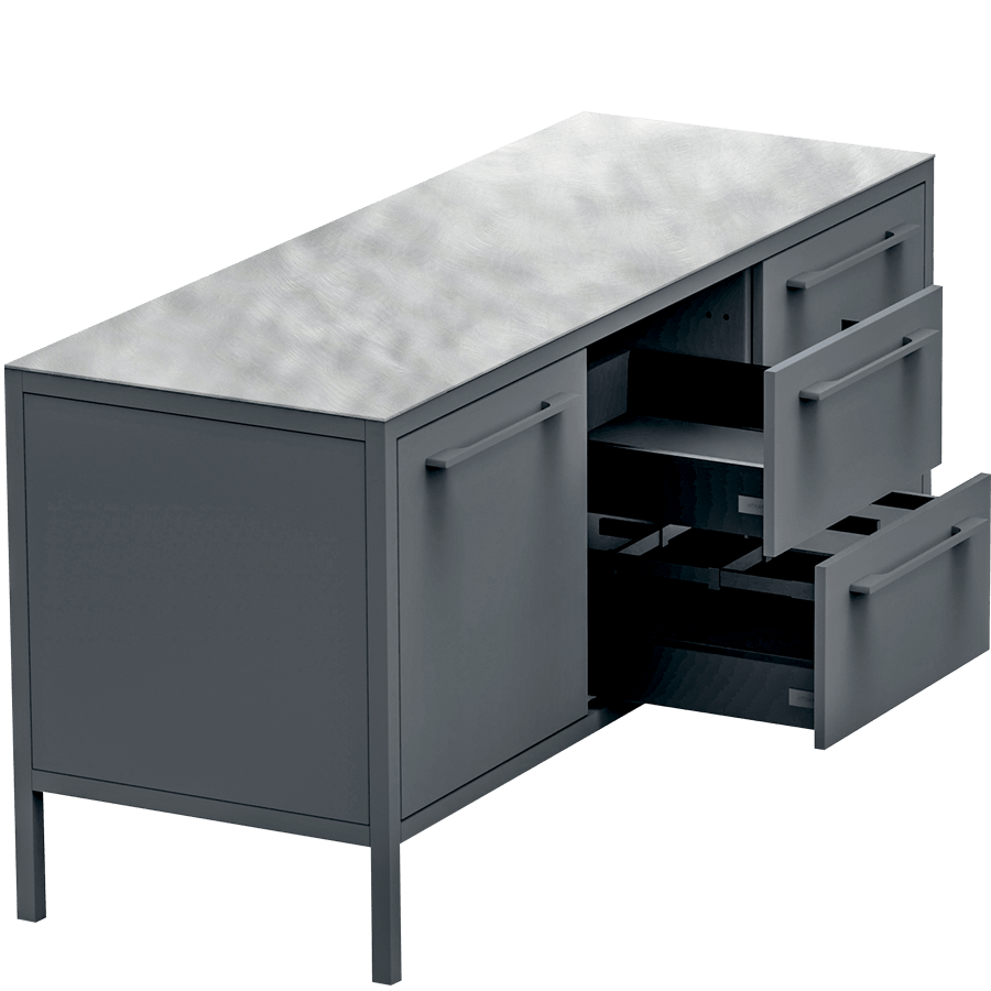 MODULAR KITCHEN UNIT SQUARE DOUBLE - DYKE & DEAN