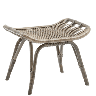 MONET RATTAN FOOT STOOL - DYKE & DEAN