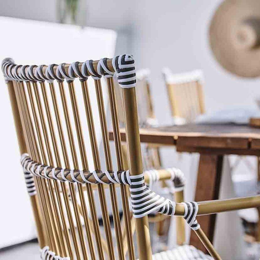 MONIQUE CHAIR RATTAN - DYKE & DEAN