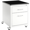 MULLER DESK SIDE CABINET ON WHEELS - DYKE & DEAN