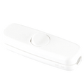 NARROW INLINE WHITE CABLE LAMP LIGHT SWITCH - DYKE & DEAN