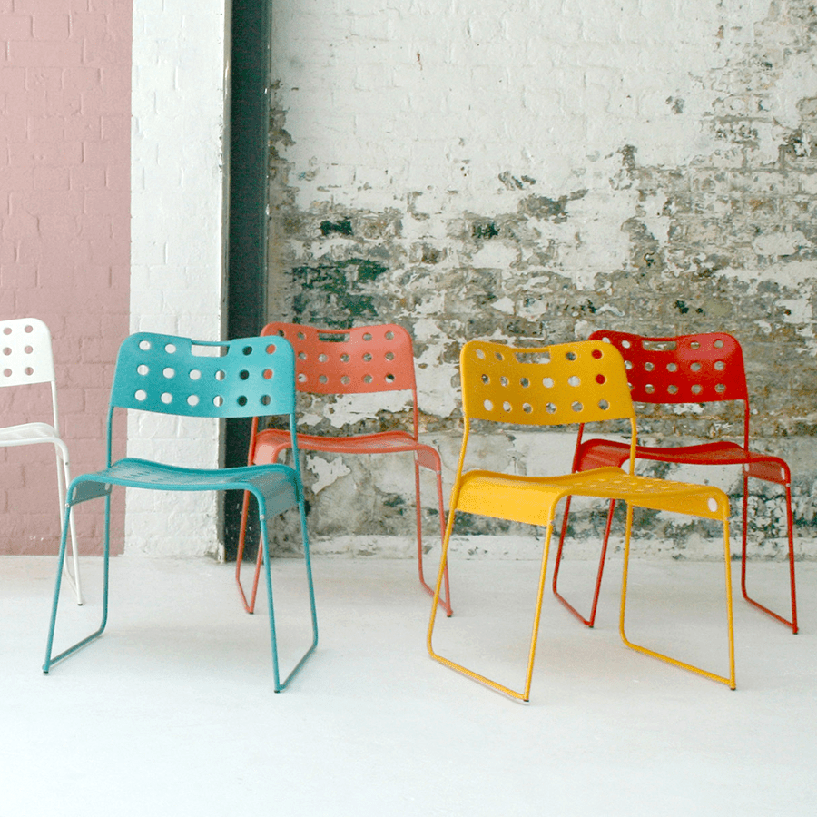 OMKSTAK. 1965 CHAIR YELLOW - DYKE & DEAN