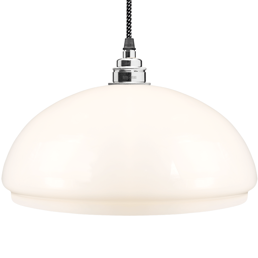 OPAL GLASS DOME LAMP SHADE MEDIUM - DYKE & DEAN