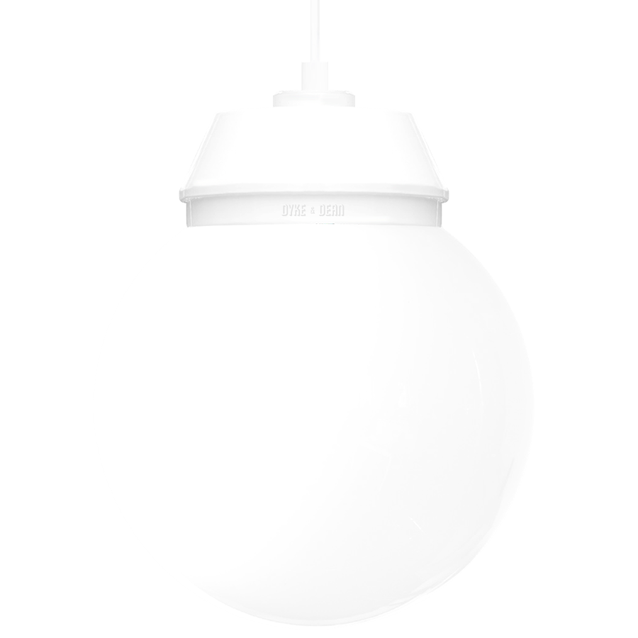 OPAL GLOBE EBO PENDANT BESPOKE RAL PAINT - DYKE & DEAN