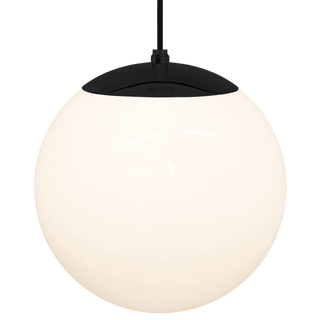 OPAL GLOBE PENDANT BLACK 300mm - DYKE & DEAN